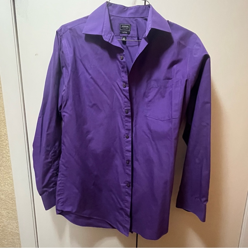 Arrow Purple Fitted Shirt